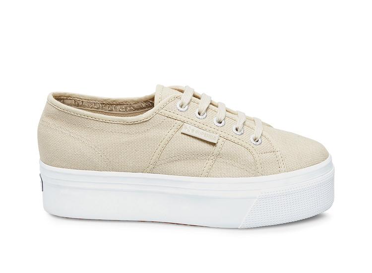 Superga 2790 Acotw Taupe - Womens Superga Platform Shoes